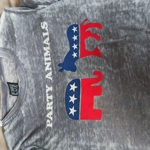 Modern lux party animal shirt